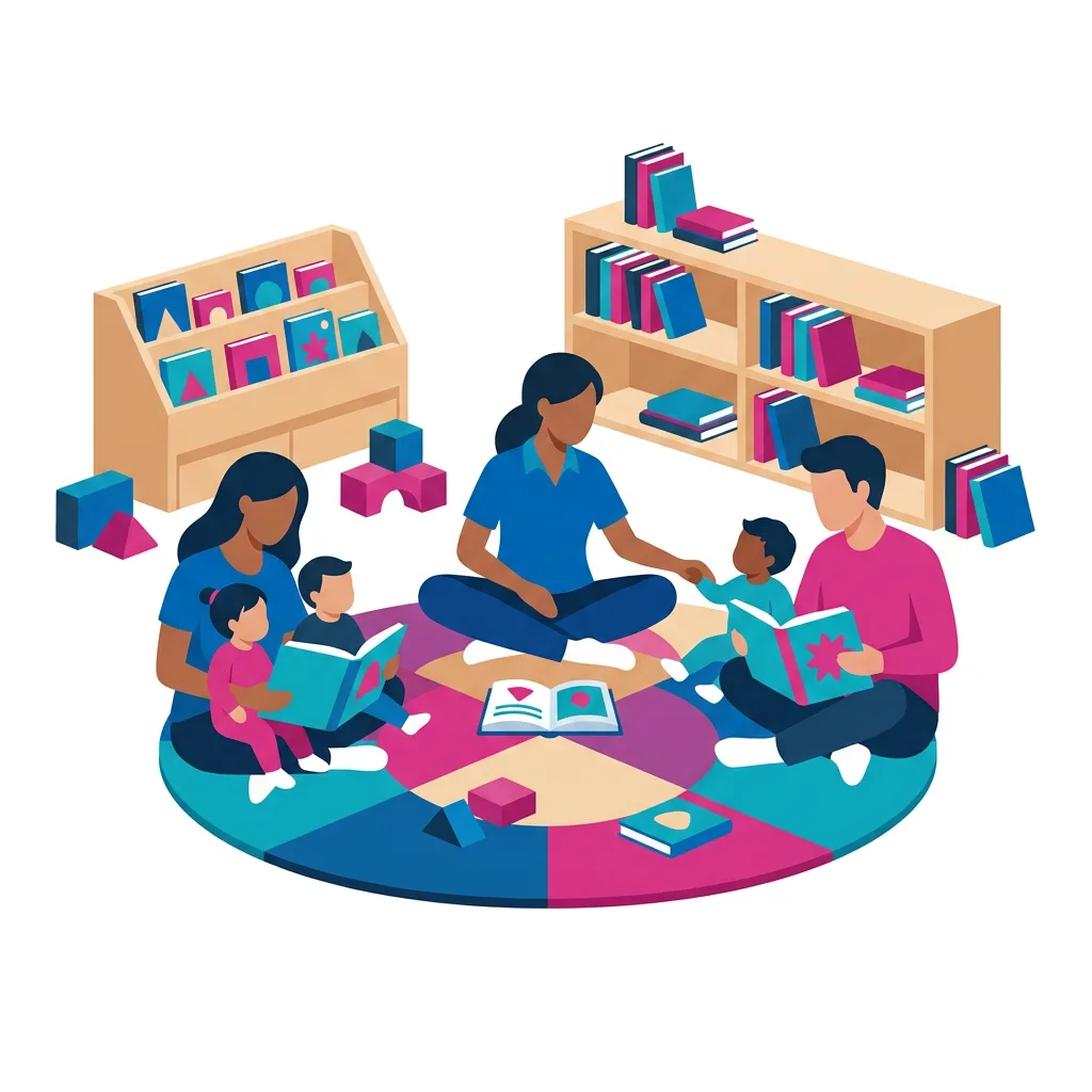 Activités d'éveil et de lecture pour les enfants de moins de 3 ans dans un RPE ou LAEP - Technocarte